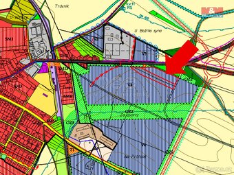 Prodej komerčního pozemku, 9485 m², Budyně nad Ohří - 4