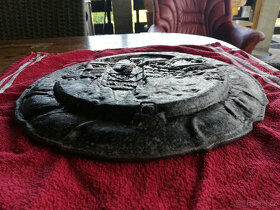 STAROŽITNÝ HLINÍKOVÝ ODLITEK PRAHY, PRAŠNÁ BRÁNA, - 4