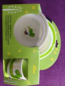 Detska jidelni sada Dinosaurus nebo Trollove NOVE - 4