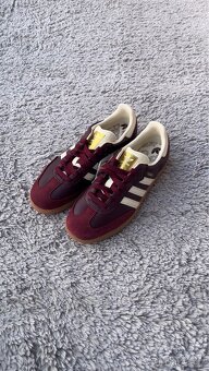 adidas Samba OG Maroon Gold Metallic (W) - 4