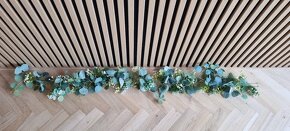Svatební dekorace - girlanda eukalyptus - 4