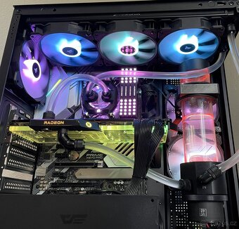 Herní PC vodní setup - 5700x3d / 6900XT / 32 GB / 2 TB - 4