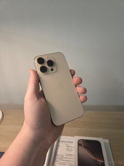 Apple iPhone 16 Pro 128GB - obaly, záruka, top stav - 4