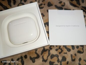 Prodám Apple Airpods 2024 Kupované v březnu za 3490,- Plně - 4