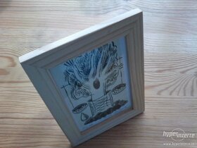 Olga Čechová - krásná grafika Strom plačících očí, originál - 4