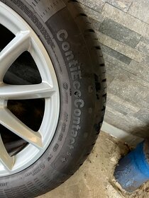 Alu kola17', 7 1/2 J, ET52 Pneu letní Continental 225 55R17 - 4