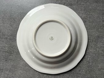 PORCELÁNKA DVORY GEBR. BENEDIKT - POLÉVKOVÉ TALÍŘE, 8 Ks - 4