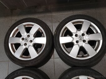 Nissan Micra alu 16 + letní 185/50/16. - 4