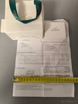 Nový. Zlato 14k náramek 20 cm - 4