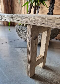 Dřevěná lavička - 4