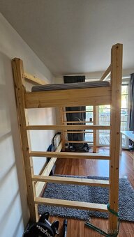 Prodám patrová postel z masivu - 4