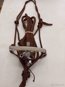 Provazová ohlávka a otěže FULL nové - 4