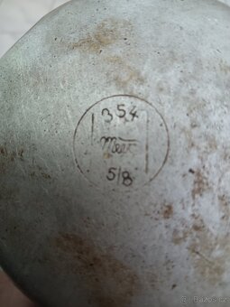 Starožitný plechový hrnek - 4