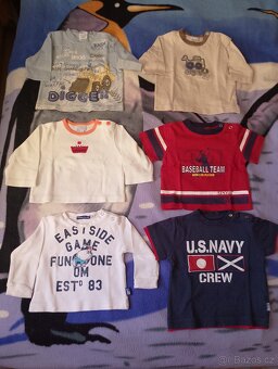 kojenecké oblečení (kluk) vel. 62+spací pytel - 4