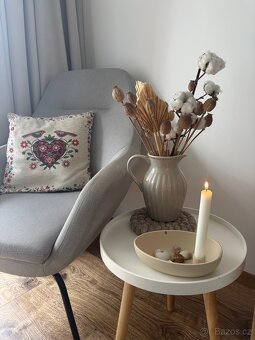 Keramický svícen Lidatorp Beige - 4