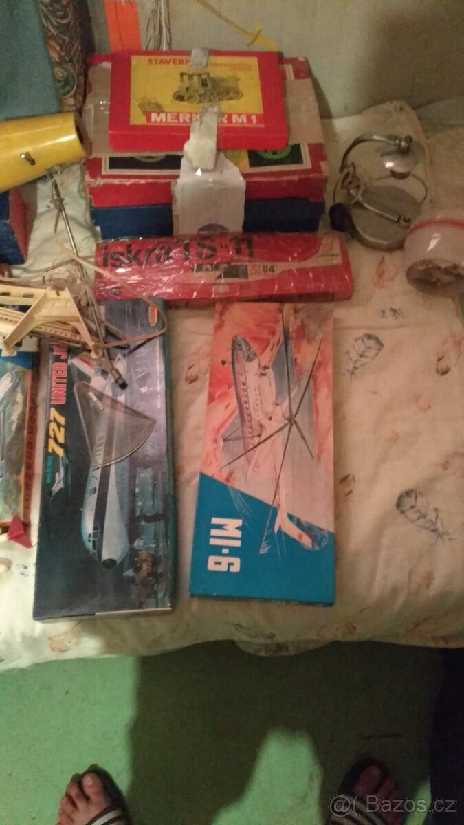 Retro modely letadel a lodí a mix věci - 5