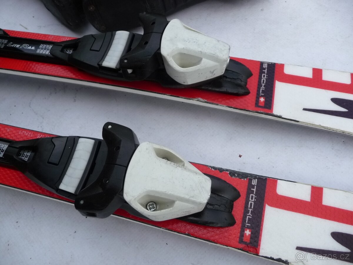 292. Lyže STOCKLI - 120 cm + boty HEAD 35 eu - set - 5