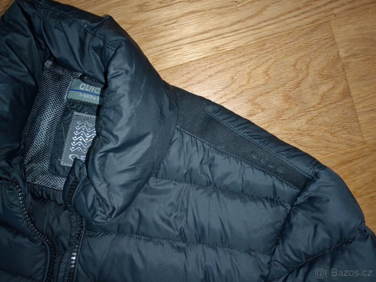 Dámská černá péřová bunda GEOX vel. 40 - 42 - 5