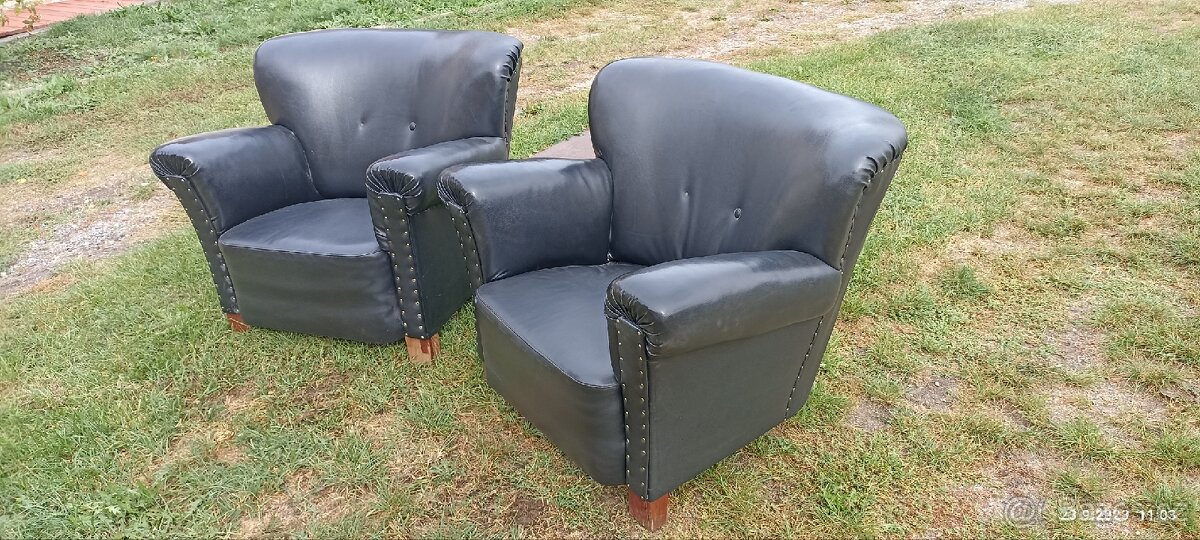 Křesla Artdeco velice solidní - 5