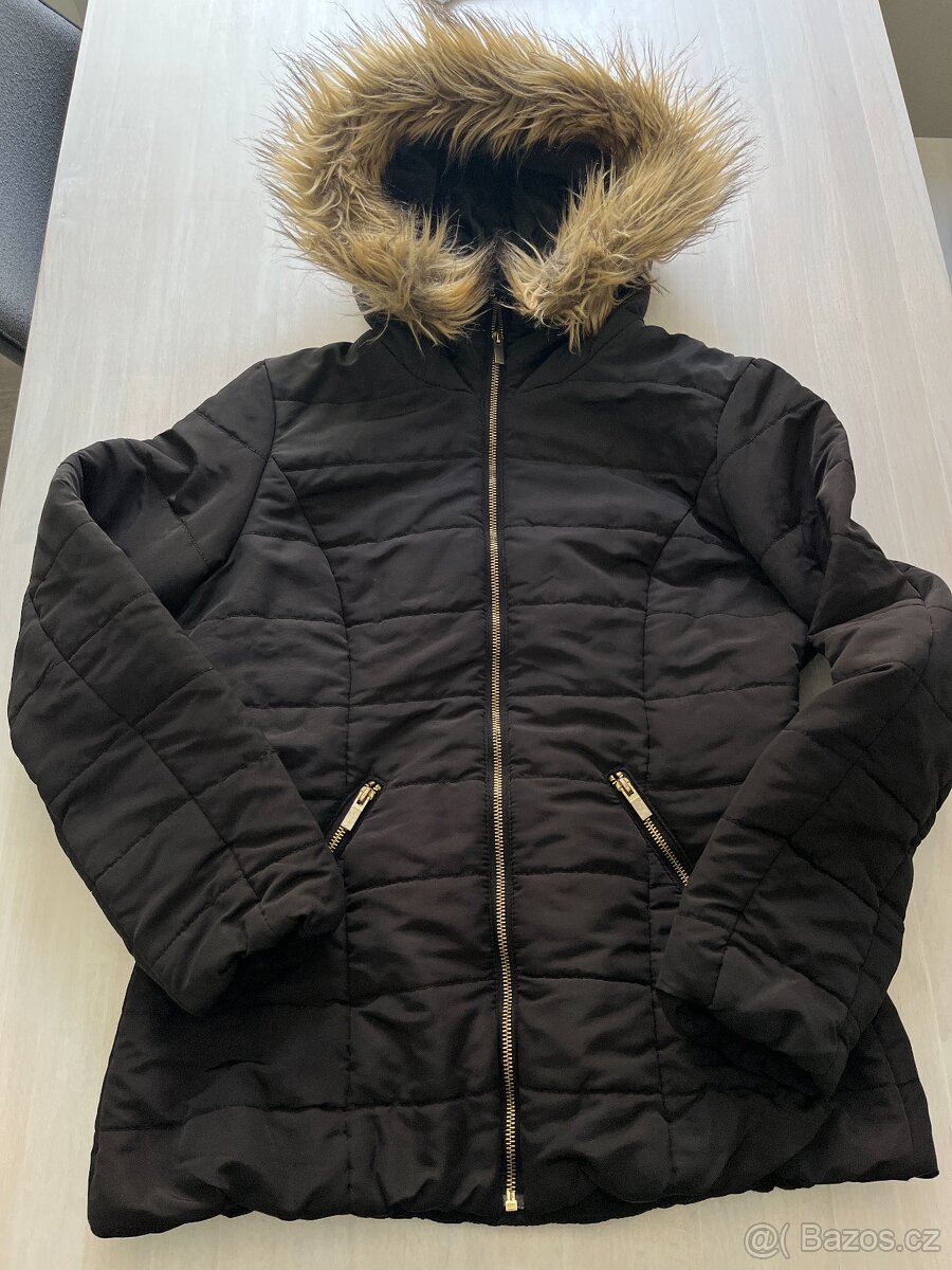 Zimní prošívaná bunda H&M vel 40 - 5
