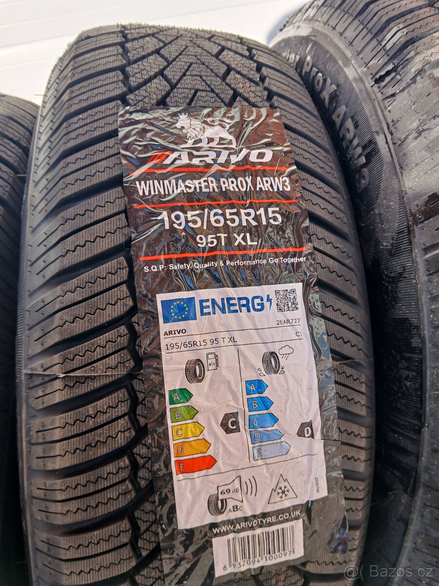 FIAT TIPO / 500L DISKY S NOVÝMI ZIMNÍMI PNEU 195/65 R15 - 5