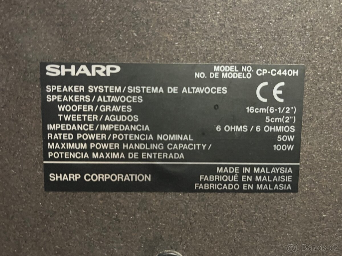 Rezervace Hi-fi věž Sharp CD-C440H - 5