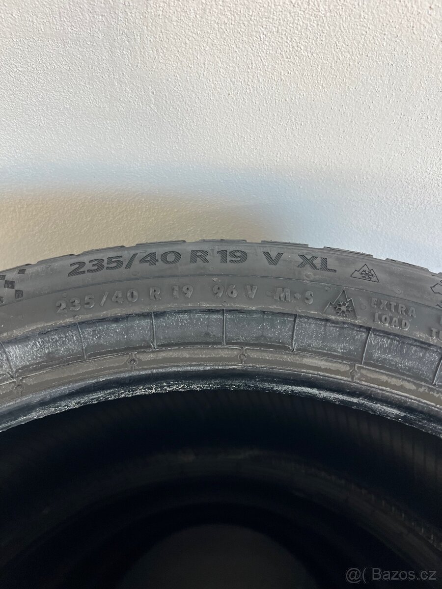 ❄️ Zimní pneumatiky 235/40/19, Continental, DOT3223 - 5