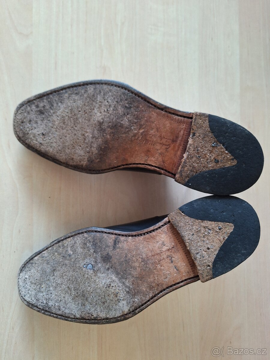 Rámové boty Loake Aldvych Black 7F - 5