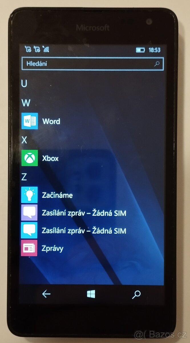 Prodám mobil Microsoft/Nokia Lumia 535 Dual SIM, stav A - 5
