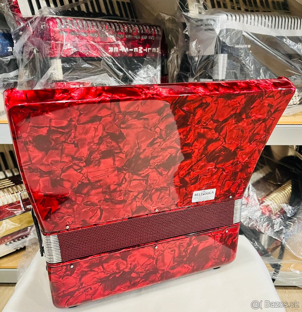 Nový akordeón Beltunica Vivaldi- 80 basový- krásny zvuk, odľ - 5