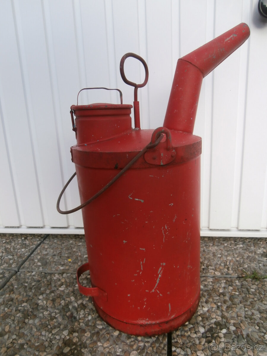 Míchací konev plechová pozinkovaná včetně pošty za 800 kč - 5