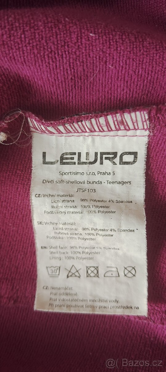 Softshellová bunda 152/158 Lewro - 5