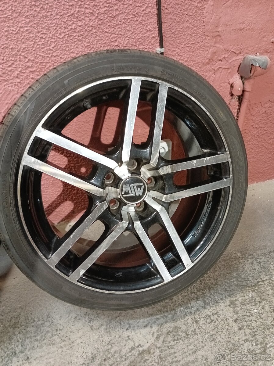 Prodám sadu alu disků MSW (design OZ) 18" 5x112 - 5