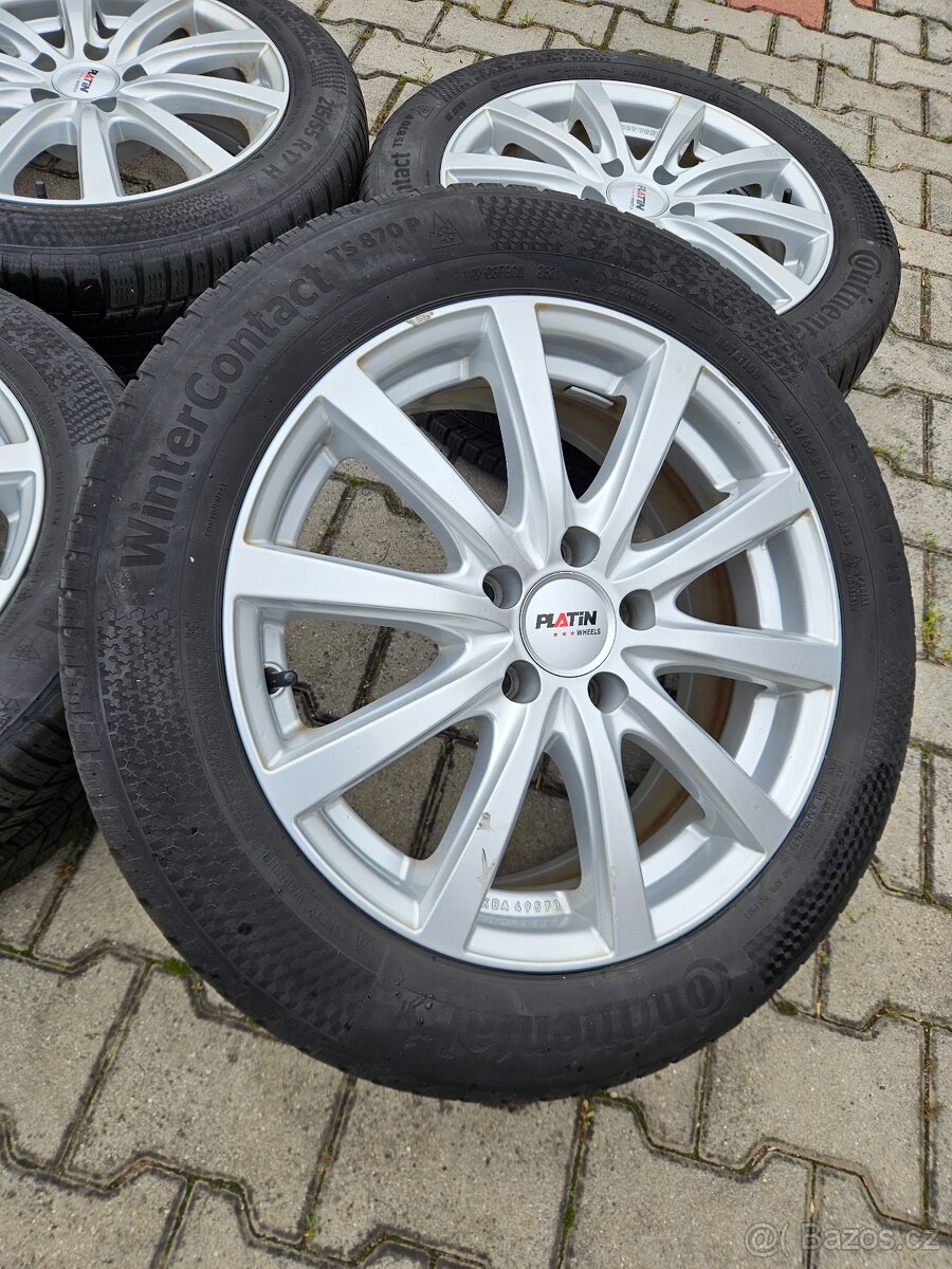 Zimní sada Platin 5x112 Continental 215/55/17 - 5