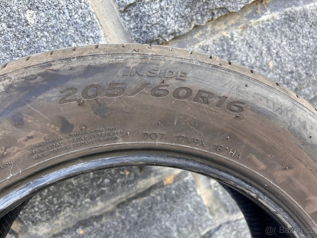 Letní pneu 205/60/16 Hankook - 5
