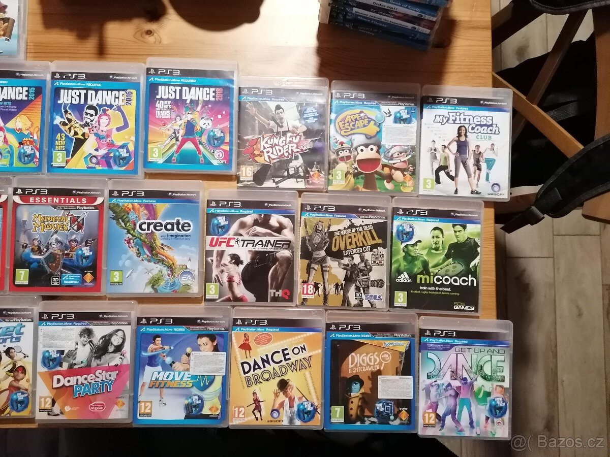 PS3 SONY PLAYSTATION 3 - POHYBOVÉ MOVE HRY - KONZOLE PS3 - 5