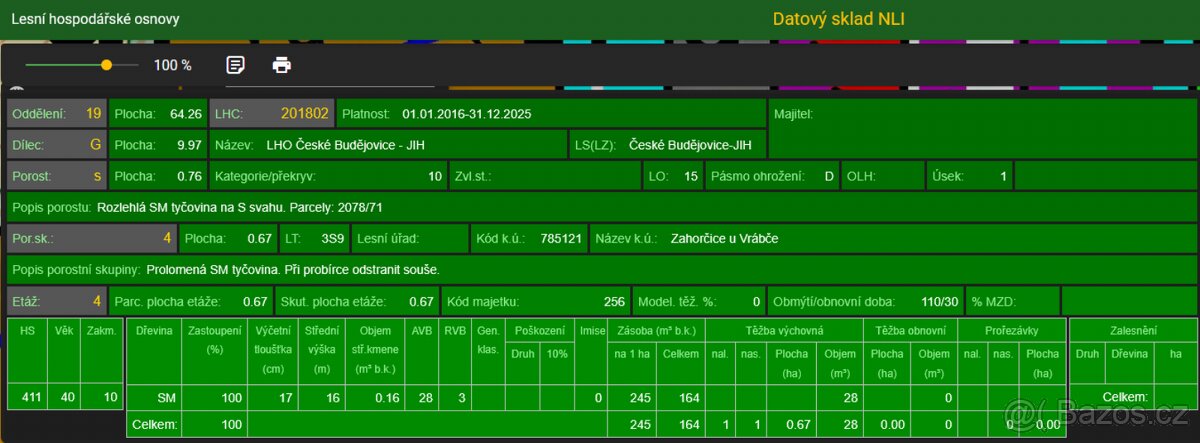 Prodám pozemky v katastrálním území Zahorčice u Vrábče - 5