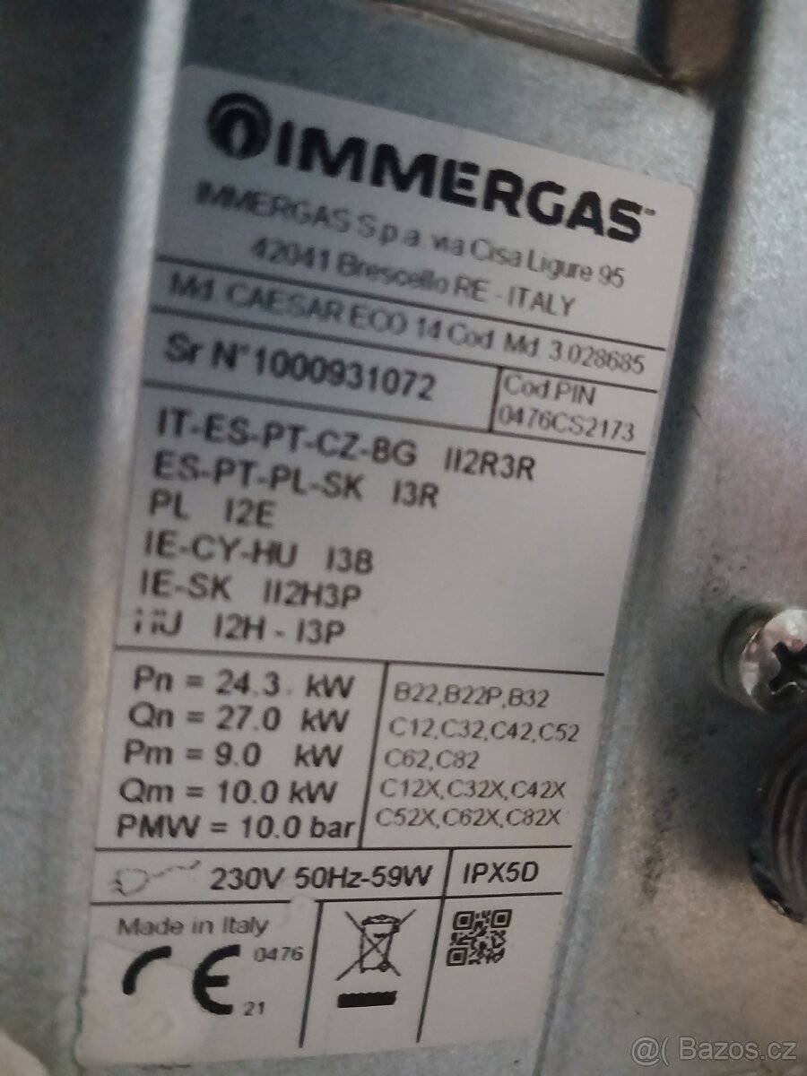 Plynový průtokový ohřívač - 5