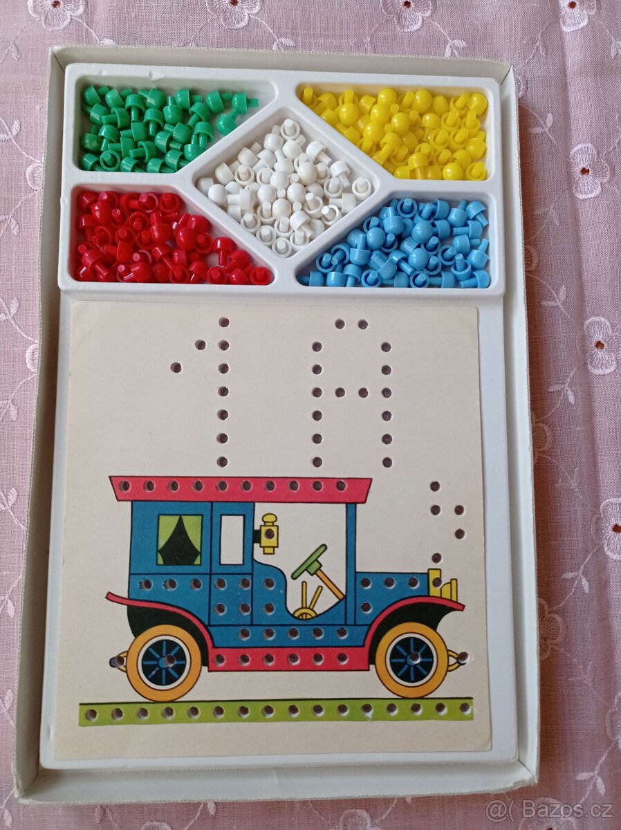 Retro hračka Mozaika Abeceda 1978 - 5