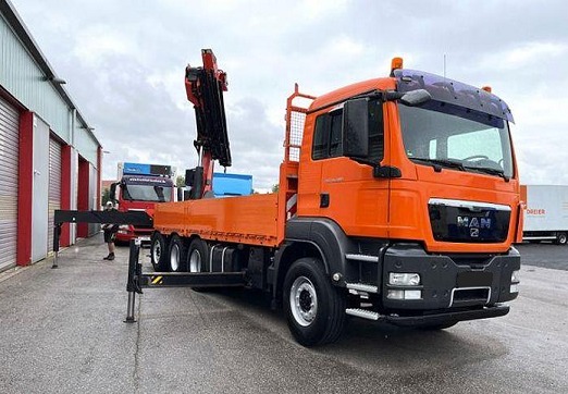 MAN TGS 35.480 8x4 - valník s hydraulickou rukou