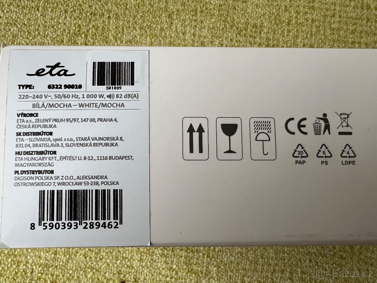 ETA Fenité horkovzdušný kartáč - nový, sleva - 5