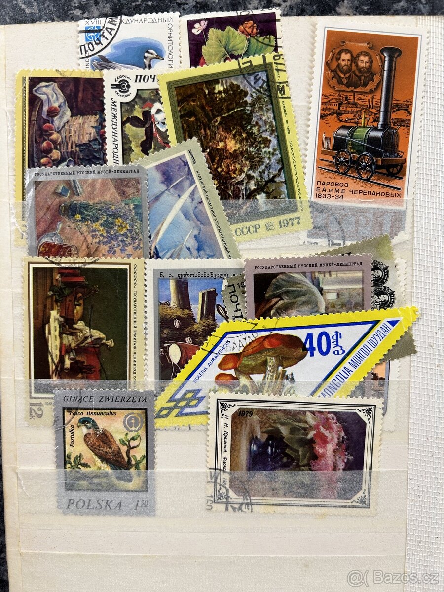 Sbírka známek mix - 5