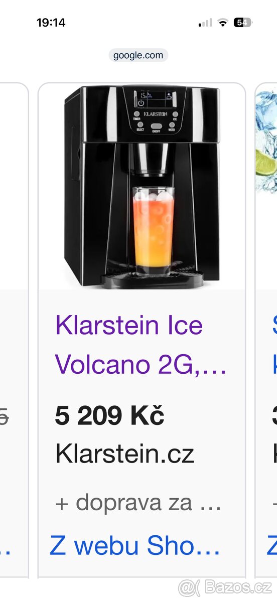 Výrobník ledu Klarstein Ice Volkano - 5