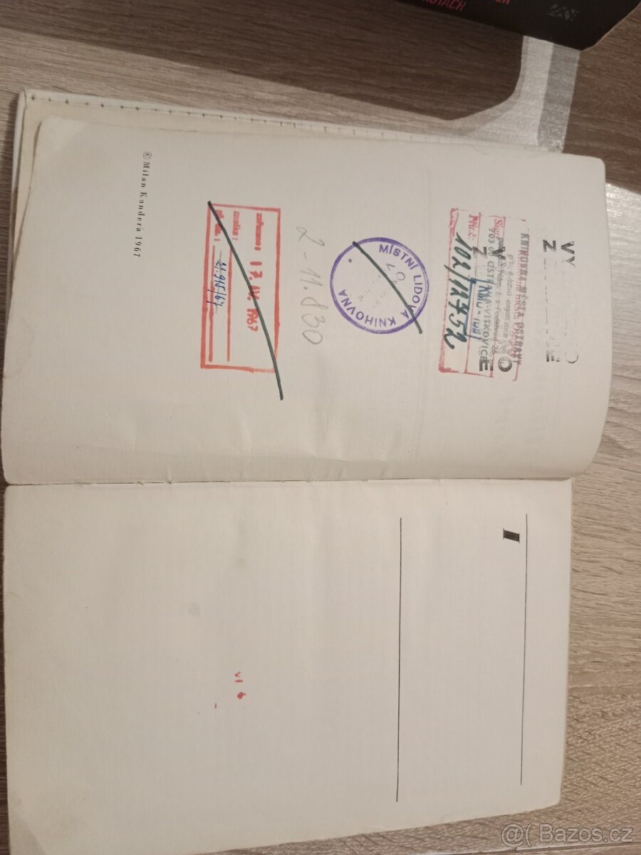 Milan Kundera – Žert (1967), první vydání – knihovní výtisk - 5