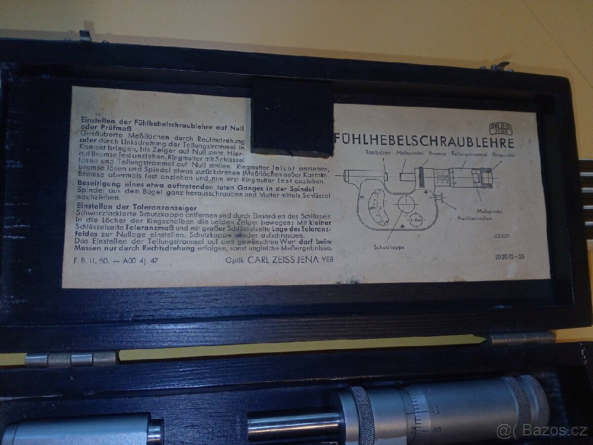 Mikrometr s indikátorem. - 5