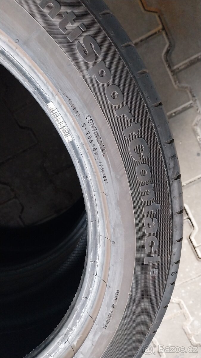 Prodám 2 x letní pneu Continental 255/45/19 - 5
