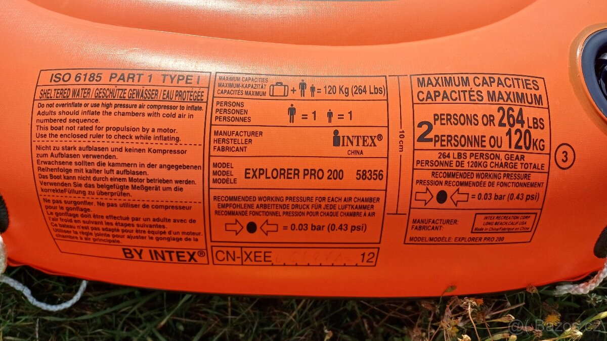 Nafukovací člun INTEX ExprolerPro 200 - 5