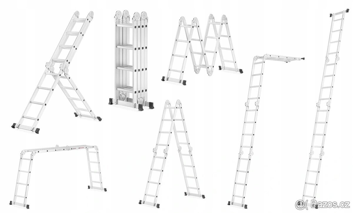Multifunkční hliníkový žebřík - 5