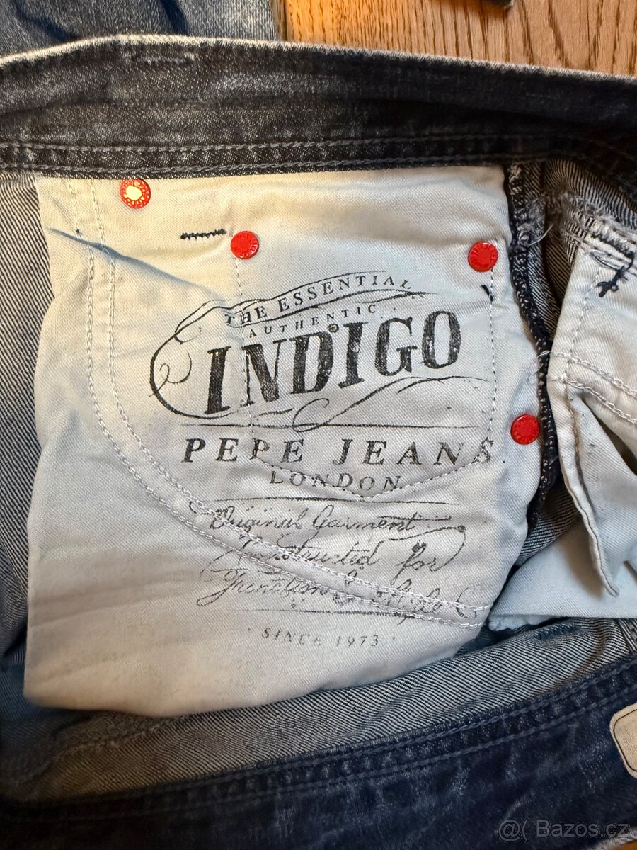 Pepe Jeans tmavě modré džíny - 5