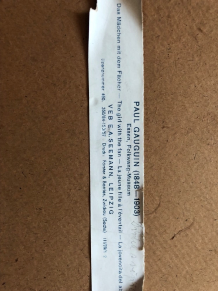 Paul Gauguin-dívka s vějířem - 5